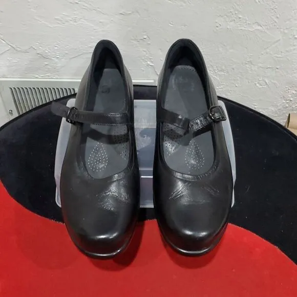 SAS Maria Mary Jane Shoes in Black Size 11 WW or Double Wide