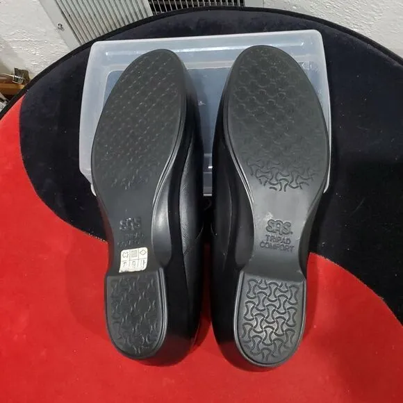 SAS Maria Mary Jane Shoes in Black Size 11 WW or Double Wide