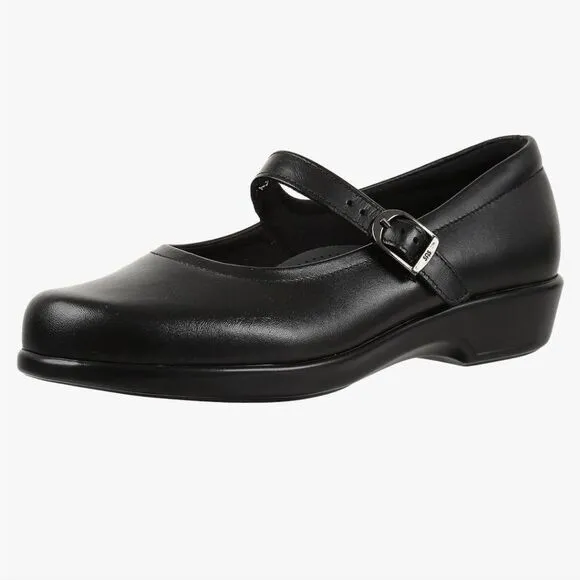 SAS Maria Mary Jane Shoes in Black Size 11 WW or Double Wide