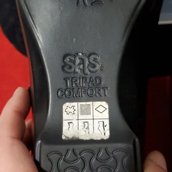 SAS Maria Mary Jane Shoes in Black Size 11 WW or Double Wide