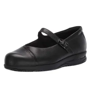 SAS Womens Clare Mary Jane Shoes US 7 WW EU 37.5 Black Leather NIB