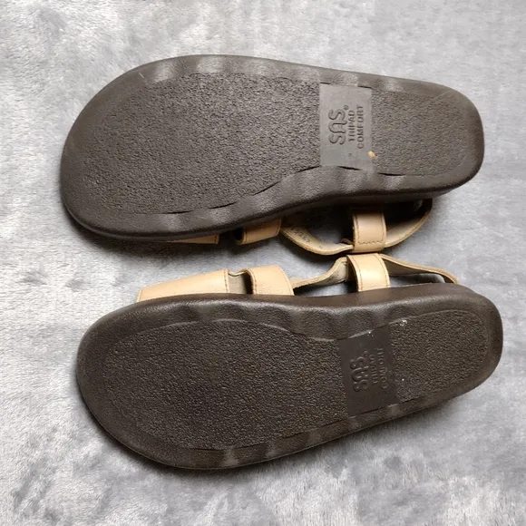 SAS Women's Huggy Adjustable Sandals Tan 9.5 M