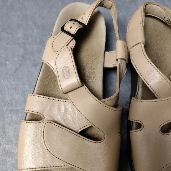 SAS Women's Huggy Adjustable Sandals Tan 9.5 M