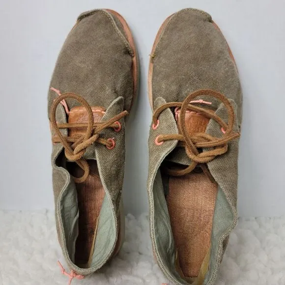Satorisan Rocks The Earth Linen Shoes Wkmens Size 19Color 10.5 US 41 EUR Gray ac