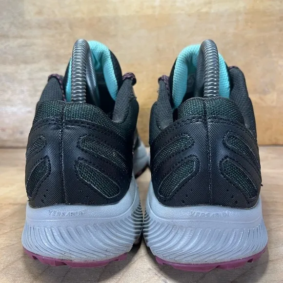 Saucony Cohesion TR15 Womens Size 8 Wide Running Shoes Sneakers Black S10709-05