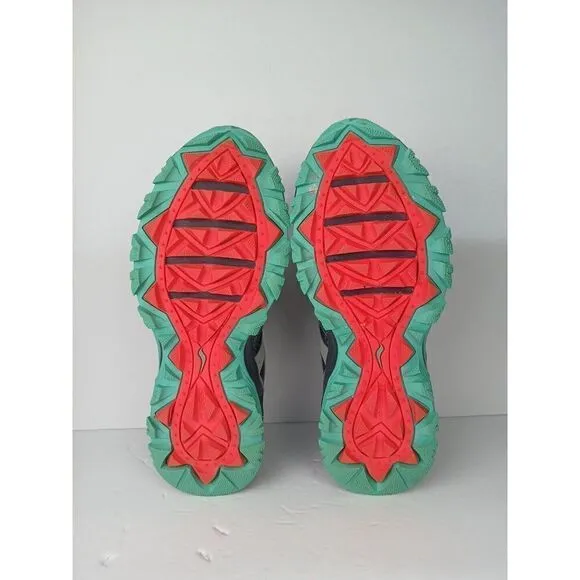 SAUCONY Excursion TR8 Women’s Trail Running Shoes 10 Gray Aqua Pink S15203-4