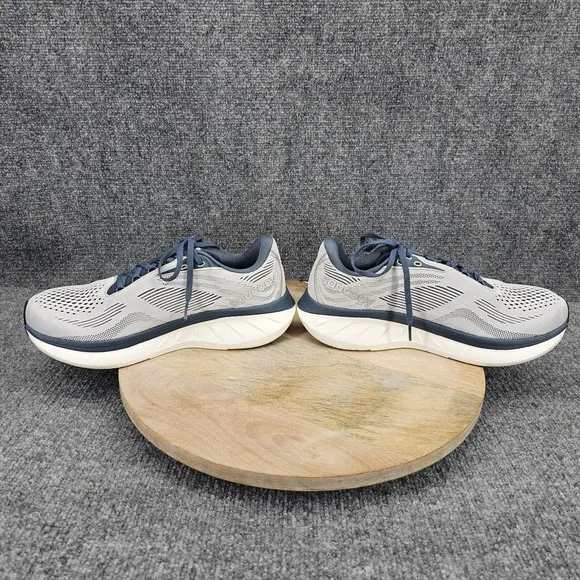 Saucony Ride 18 Men's Size 9 Wide Gray Athletic Running Shoes S21001-103
