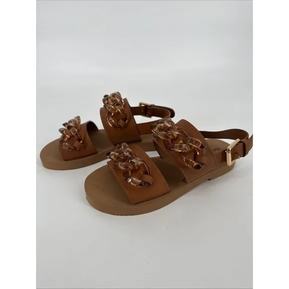 See By Chloe Women’s Size 37 Brown Tan Neutral Sandals US 7