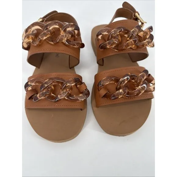 See By Chloe Women’s Size 37 Brown Tan Neutral Sandals US 7