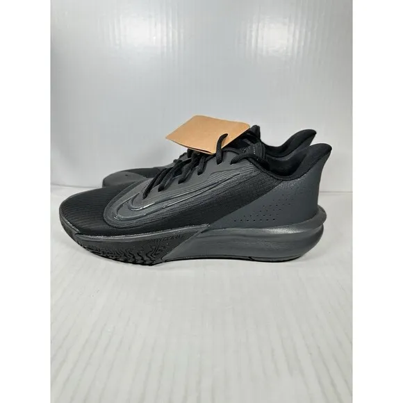 Size 10 Mens Nike Precision 7 Basketball Sneaker Shoes Black FN4322-001 NEW