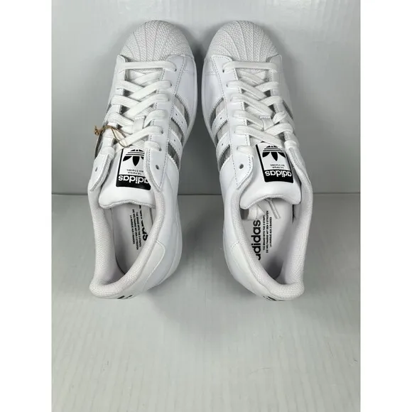 Size 10.5 Adidas Superstar Transparent Men's Shoes Sneaker Cloud White FY7717