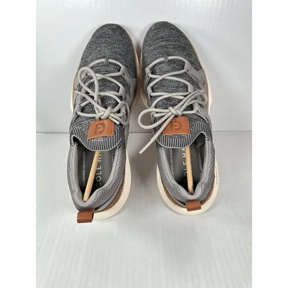Size 10.5 Cole Haan Men’s Grand Motion Stitch 2 Gray Titanium Shoes C38547 NEW