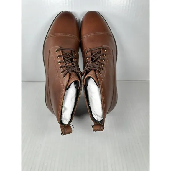 Size 10.5 COLE HAAN Men's Original Grand  Lug Boots Brown (Bayou Color) NEW