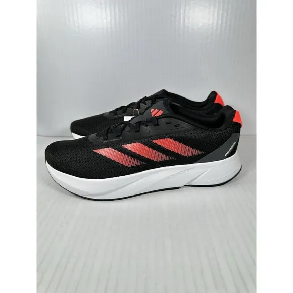 Size 10.5 Mens adidas DURAMO SL SHOES Core Black / Solar Red / Grey Six IF9483