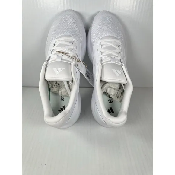 Size 10.5 Men’s adidas Runfalcon 5 Athletic Running Shoes White IH7757 NEW