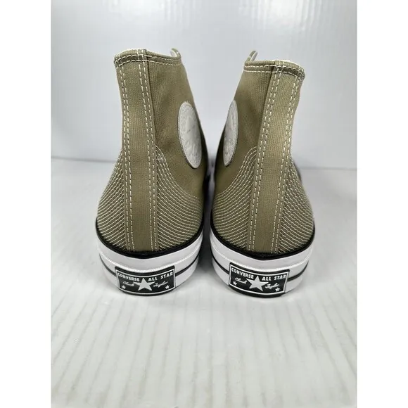 Size 10.5 Mens Converse Chuck 70 Multi-Stitch Hi Shoes A07435C Mossy Sloth Green