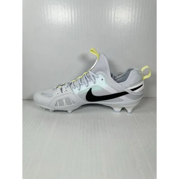 Size 11 Nike Men's Huarache 9 Varsity LAX SE FZ3620-001 Grey White Lacrosse