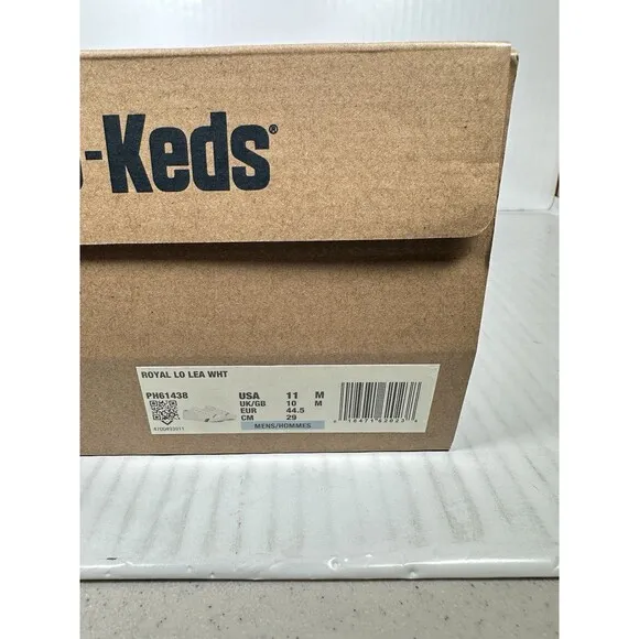 Size 11 Pro-Keds Royal Lo Lace Up White Shoes Sneaker Mens PH61438 NEW