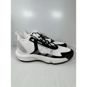 Size 11.5 Mens Adidas Adizero Select Team Basketball Shoes IE9322 White Black