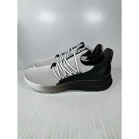Size 11.5 Mens Adidas Lite Racer Adapt 7.0 Black &amp; White Shoes IE6330 NEW
