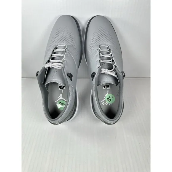 Size 8.5 Air Jordan ADG 4 Men's Wolf Grey/White-Smoke Grey Golf DM0103-010 NEW