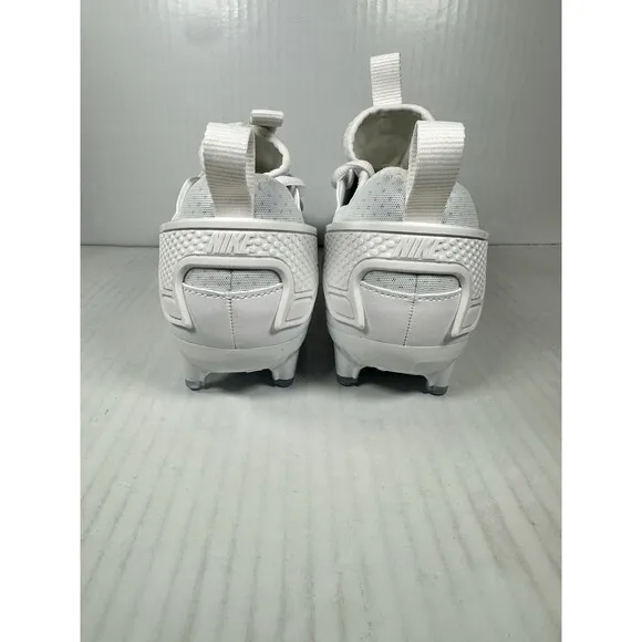 Size 9 Men Nike Huarache 9 Elite Low LAX SE Lacrosse Shoe White Gold FD0089-100