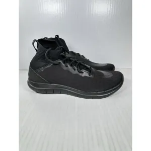 Size 9.5 - Nike Free Hypervenom 3 Flyknit Triple Black Mens Shoes 898030-004 NEW