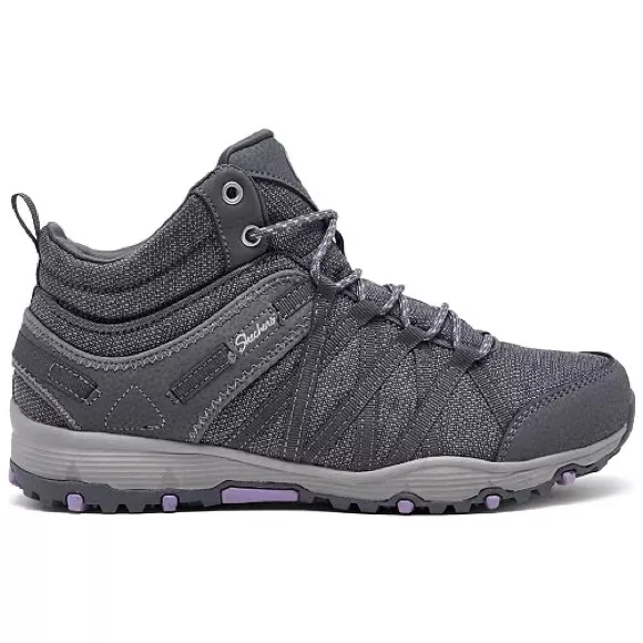 SKECHERS CHARCOAL TRAIL HIKING OUTDOOR SHOES