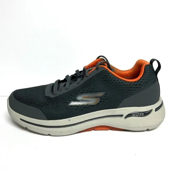 Skechers Men's GoWalk Arch Fit Sneakers Charcoal, Size 9.5 M