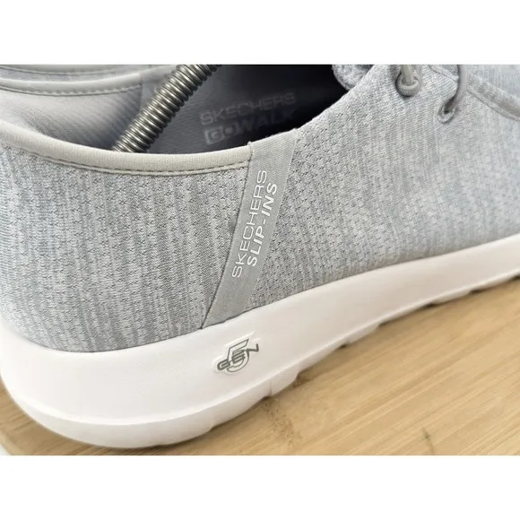 Skechers Slip Ins Size 11 Mens Gray Hands Free Shoes Go Walk Max Sneakers