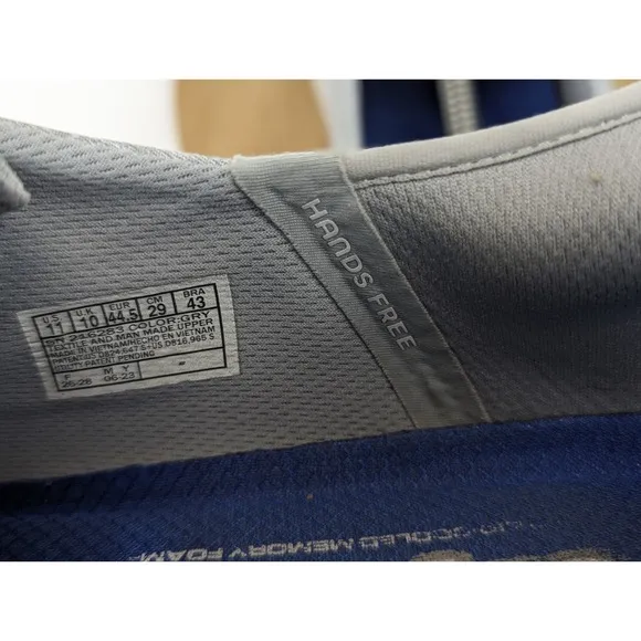 Skechers Slip Ins Size 11 Mens Gray Hands Free Shoes Go Walk Max Sneakers