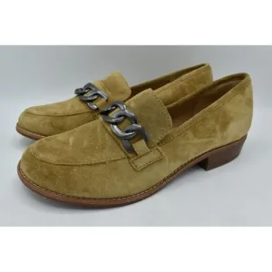 Sofft Womens Size 9 Nevara Hazelwood Suede Slip On Loafers Shoes
