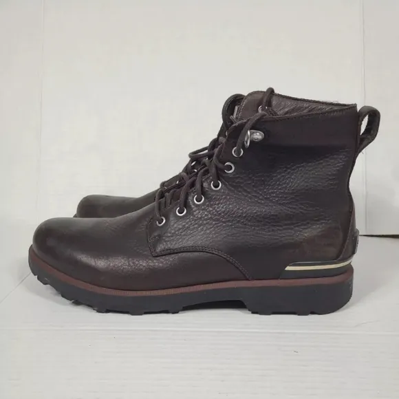 Sorel Caribou Six Brown Leather‎ Waterproof Boots Men's size 13