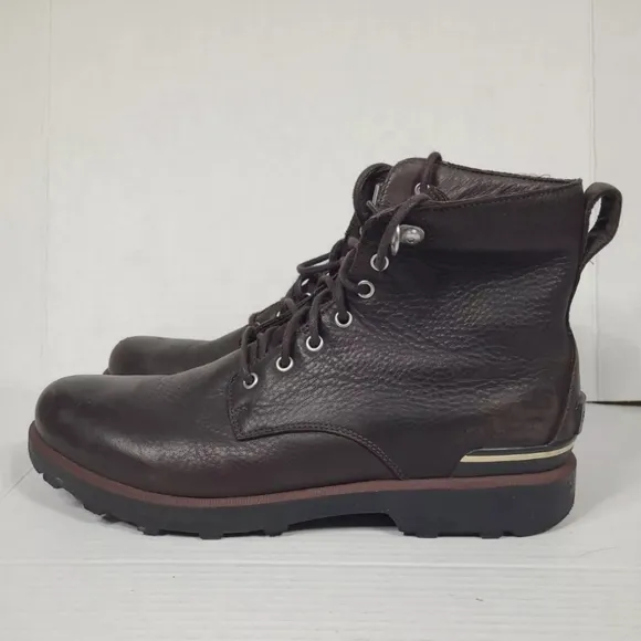 Sorel Caribou Six Brown Leather‎ Waterproof Boots Men's size 13