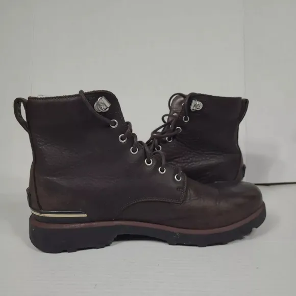 Sorel Caribou Six Brown Leather‎ Waterproof Boots Men's size 13