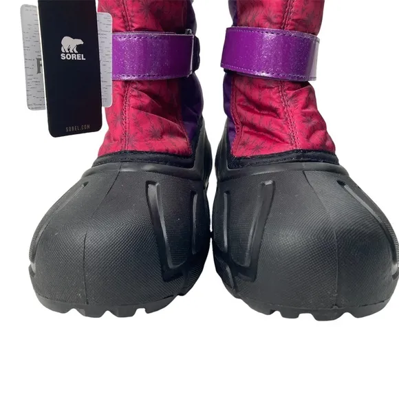 Sorel Disney rain boots toddler Waterproof Little Youth Flurry Frozen 2 PURPLE,