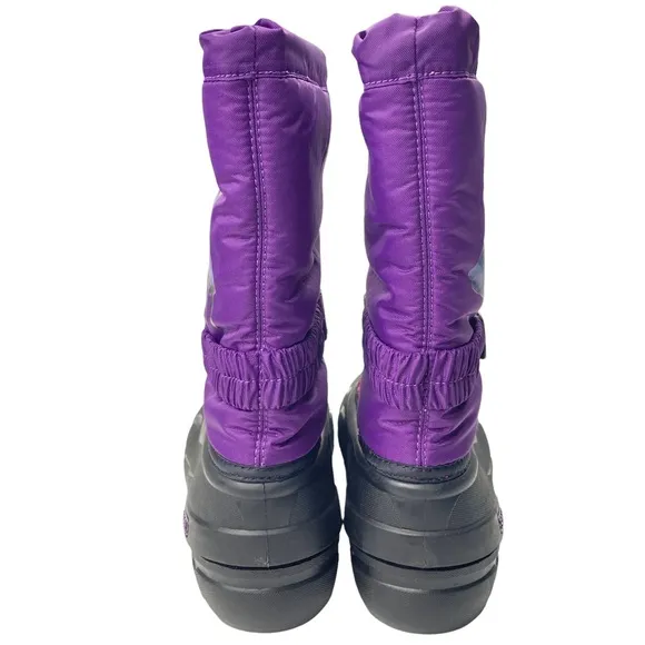 Sorel Disney rain boots toddler Waterproof Little Youth Flurry Frozen 2 PURPLE,