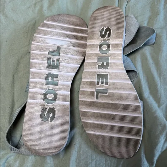 Sorel Ella gladiator blue sandals women’s size 8