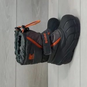 Sorel Kids Boys Outdoor Duck Rubber Waterproof Boots shoes sz 10