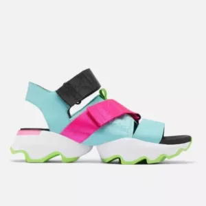 Sorel Kinetic Impact Sporty Sandals size 10 White Blue Pink Black
