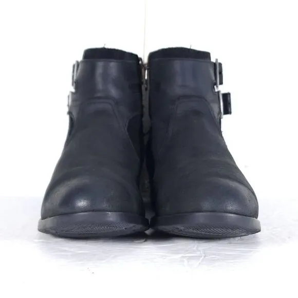 SOREL Women's Lolla US6,5 Black Suede Waterproof Leather Ankle Boots Booties