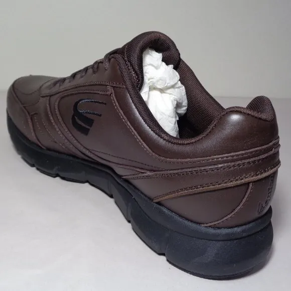 Spira Size 10 Wide WaveWalker Brown Leather New Men's Walking Shoes