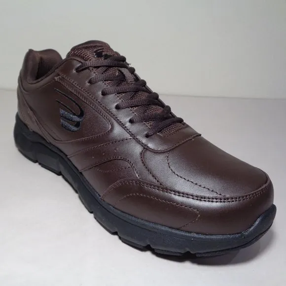 Spira Size 10 Wide WaveWalker Brown Leather New Men's Walking Shoes