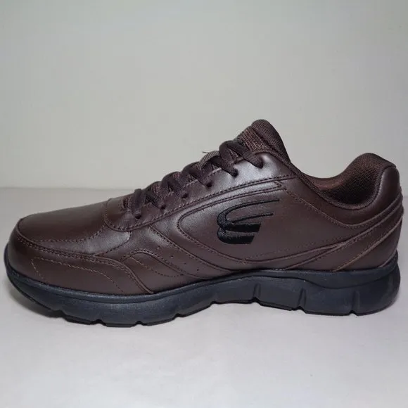 Spira Size 10 Wide WaveWalker Brown Leather New Men's Walking Shoes