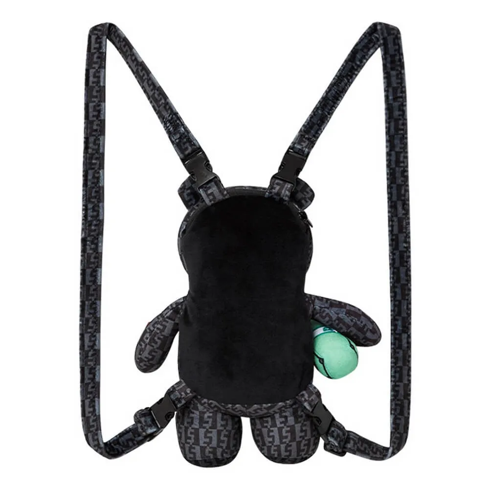 Sprayground Money Check Grey Mini Cub Bear
