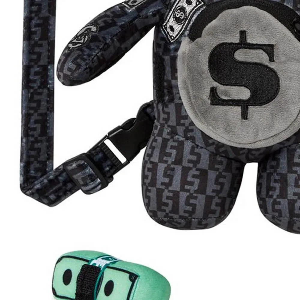 Sprayground Money Check Grey Mini Cub Bear