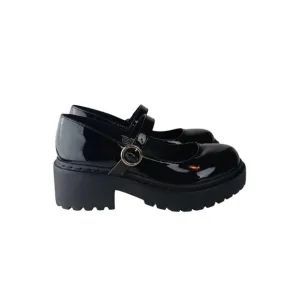 Steve Madden Shoes Womens 7M  Chunky Mary Jane Black Platform Block Heel