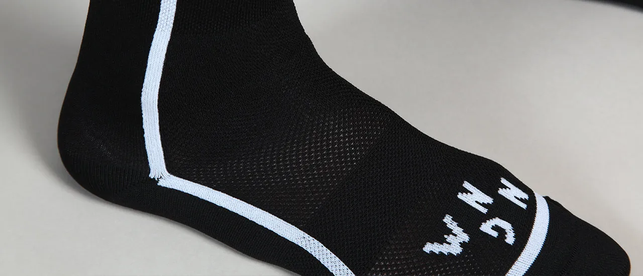 T-section Air Socks Long - Black