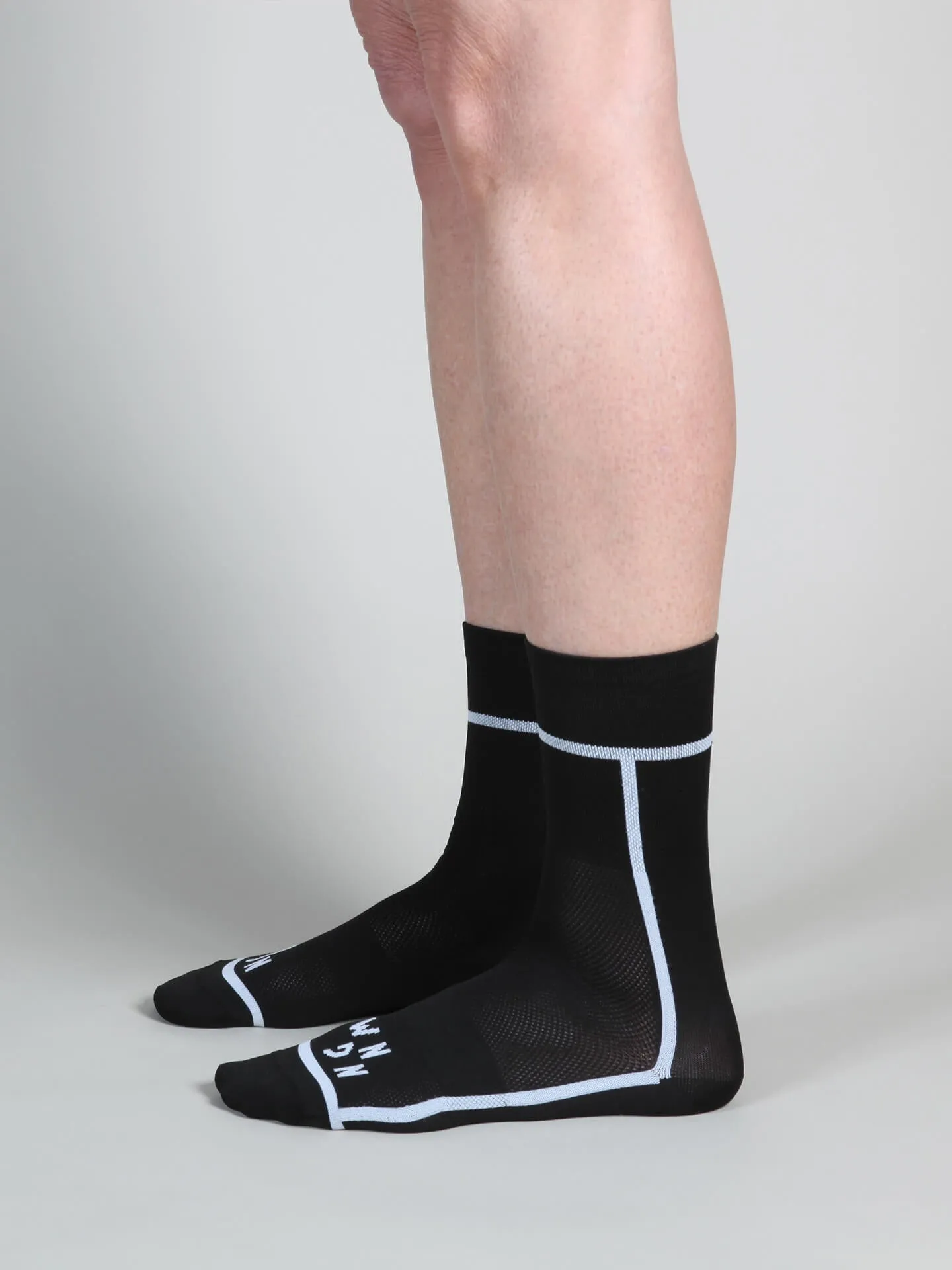 T-section Air Socks Long - Black