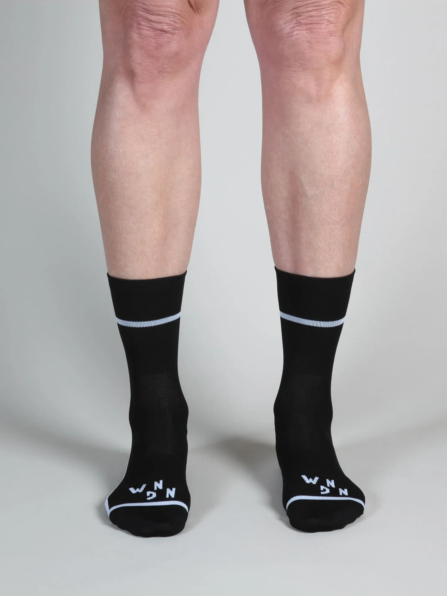 T-section Air Socks Long - Black